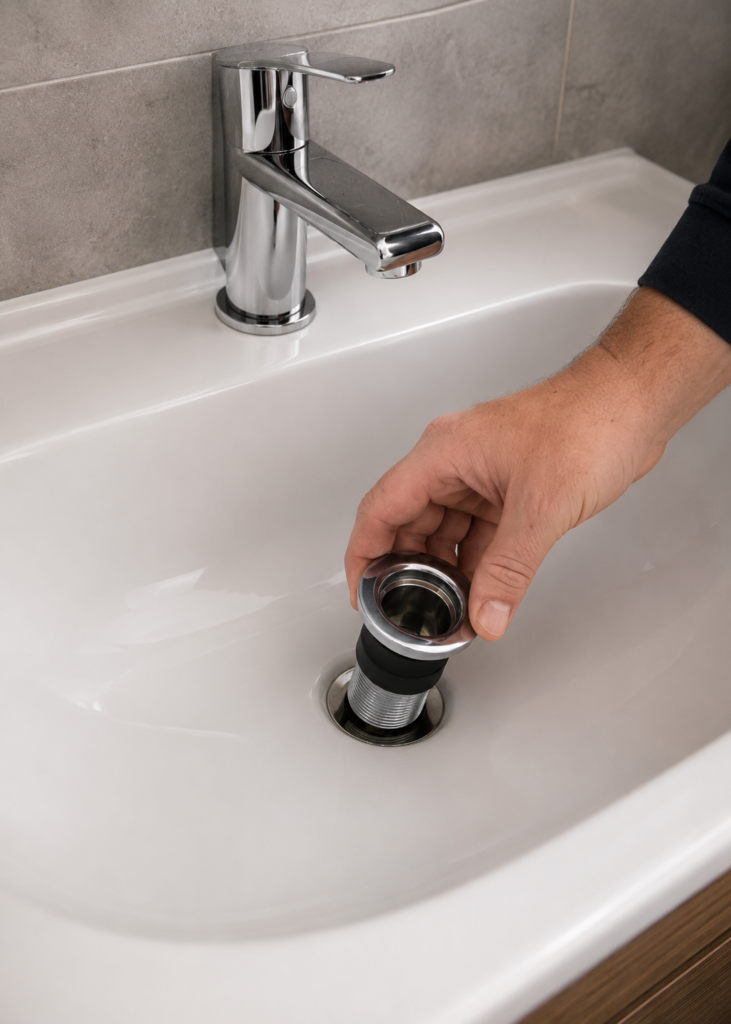 Bathroom basin and kitchen sink repairs carried out in Salisbury